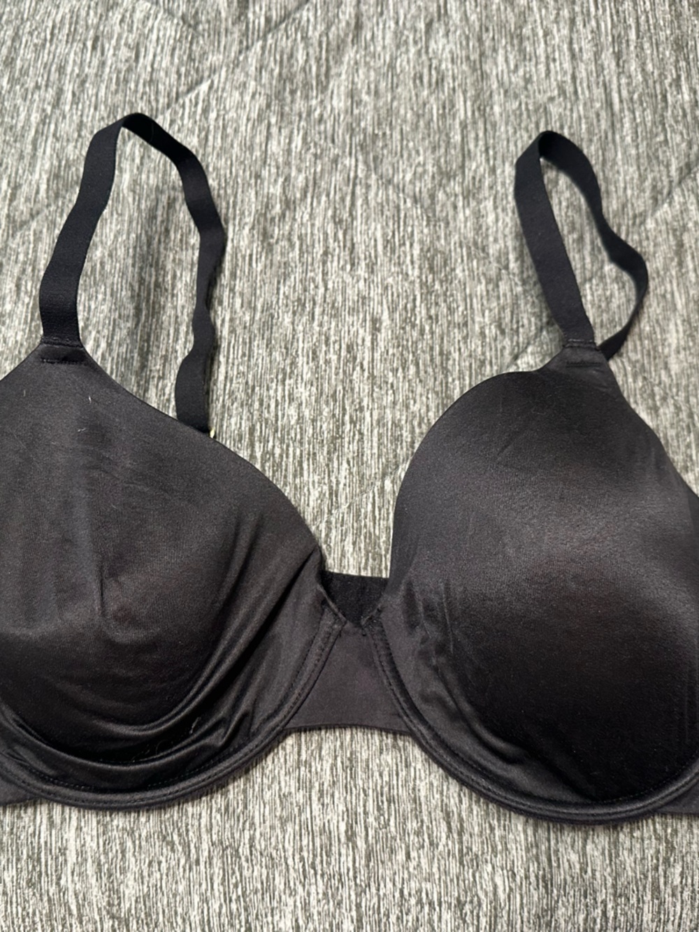 Natori Smooth Black T-Shirt Bra underwire Nordstrom 36DDD 36 DDD